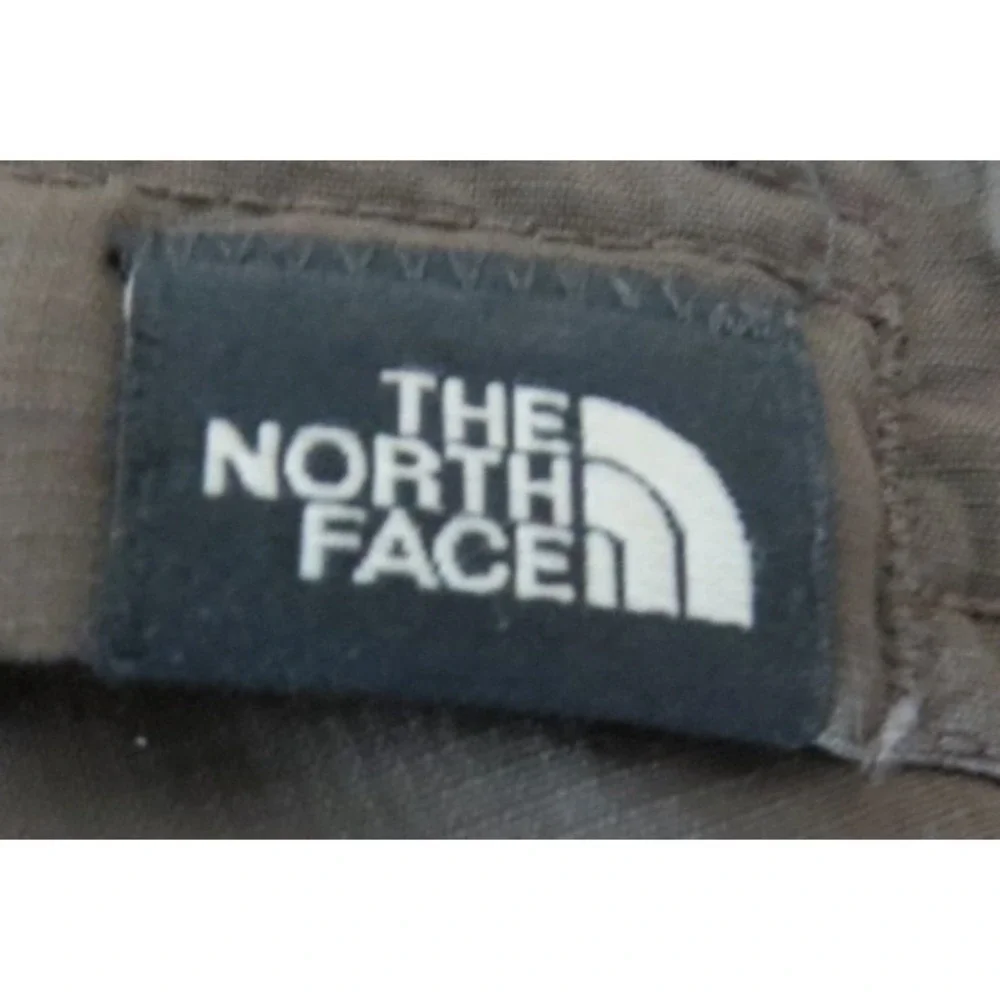 The North Face Convertible Hiking Trail Pants Mens 36 Tan Zip Off Outdoor Nylon